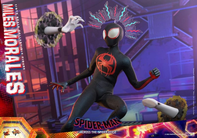 Spider-Man: Across the Spider-Verse Movie Masterpiece Action Figure 1/6 Miles Morales 29 cm - immagine 6