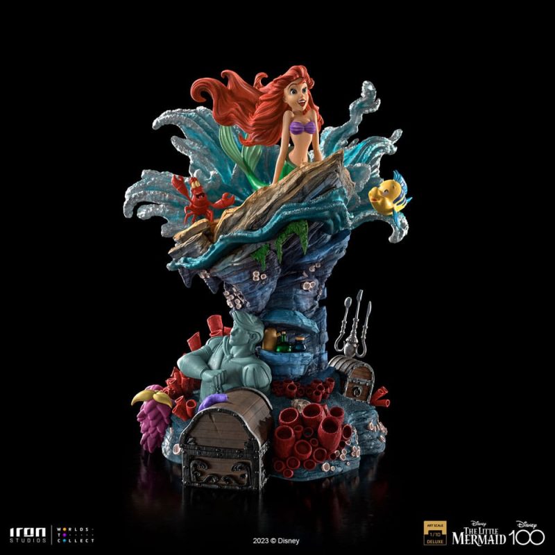 Little Mermaid Disney 100th 1/10 Art Scale Deluxe Statue Ariel 30 cm