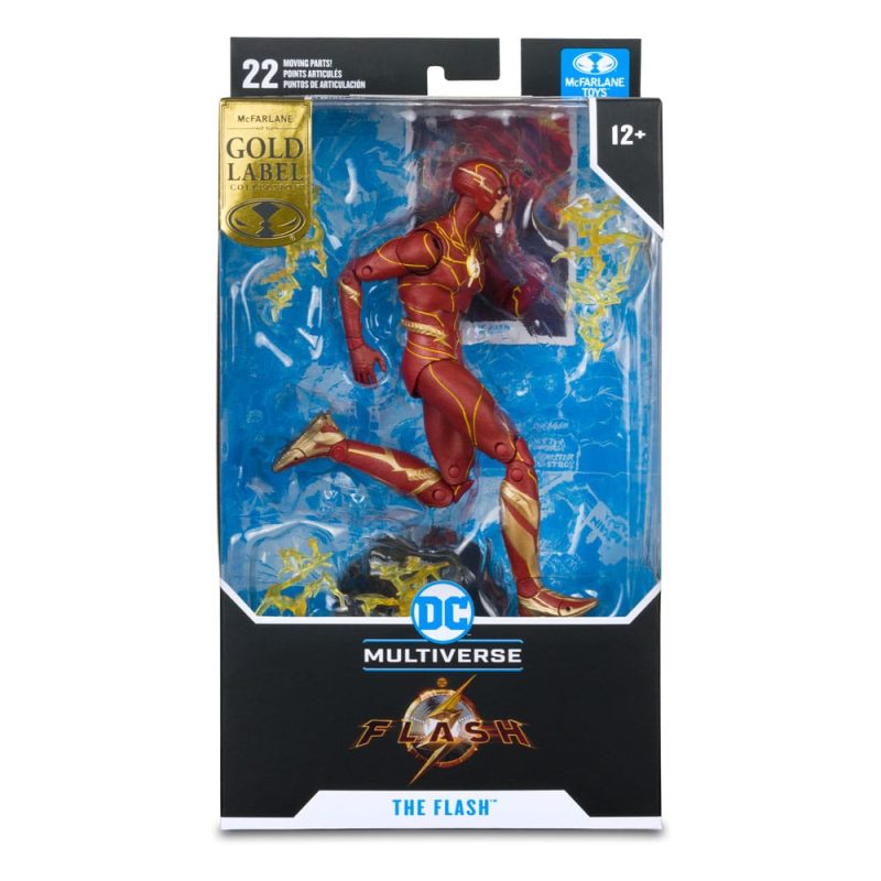 DC The Flash Movie Action Figure The Flash (Speed Force Variant) (Gold Label) 18 cm