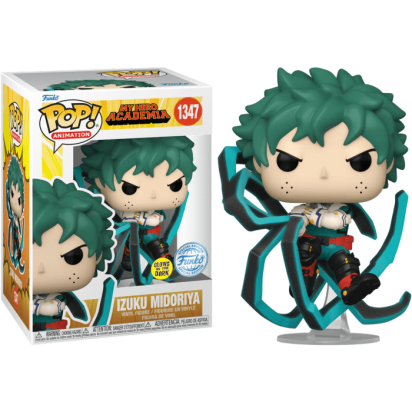 My Hero Academia POP! Animation Vinyl Figure Izuku Midoriya with Blackwhip Glow in the Dark Limited 9 cm