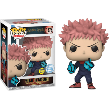 Jujutsu Kaisen POP! Animation Vinyl Figures Yuji Itadori Divergent Fist Glow in the Dark Limited 9 cm