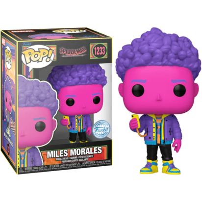 Spider-Man: Across the Spider-Verse POP! Vinyl Figure Miles Morales Blacklight Limited