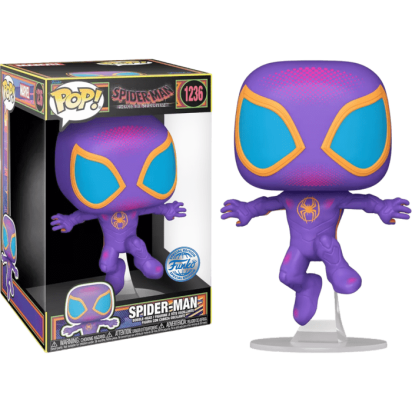 Spider-Man: Across the Spider-Verse POP! Jumbo Vinyl Figure Spider-Man Blacklight 25 cm Limited
