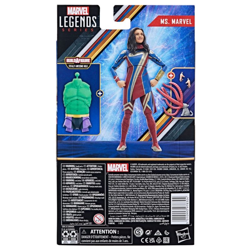 The Marvels Marvel Legends Action Figure Ms. Marvel (BAF: Totally Awesome Hulk) 15 cm - immagine 6