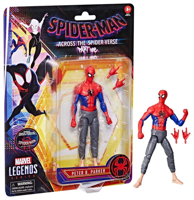 Spider-Man: Across the Spider-Verse Marvel Legends Action Figure Peter B. Parker 15 cm - immagine 5