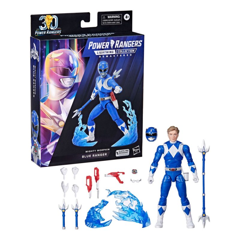 Power Rangers Ligtning Collection Action Figure Mighty Morphin Blue Ranger 15 cm
