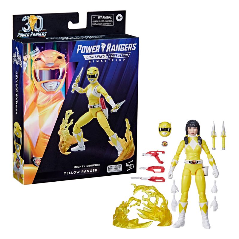 Power Rangers Ligtning Collection Action Figure Mighty Morphin Yellow Ranger 15 cm