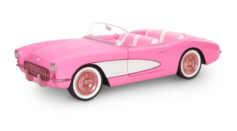 Barbie The Movie Vehicle Pink Corvette Convertible - immagine 2