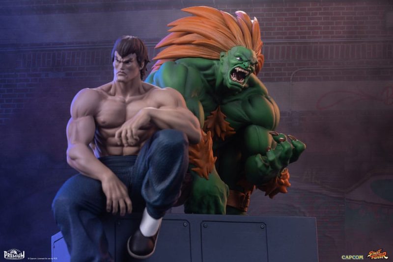 Street Fighter PVC Statues 1/10 Blanka & Fei Long 21 cm - immagine 6