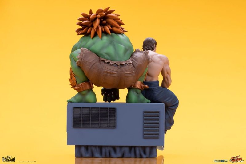 Street Fighter PVC Statues 1/10 Blanka & Fei Long 21 cm - immagine 3