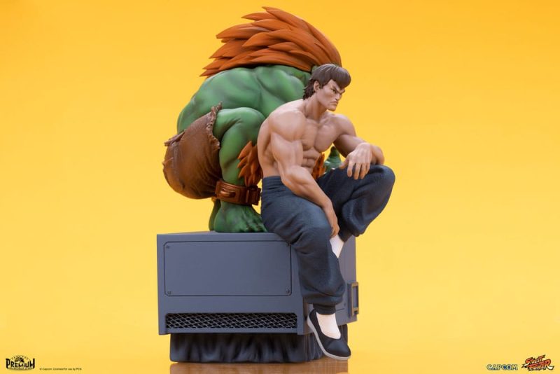 Street Fighter PVC Statues 1/10 Blanka & Fei Long 21 cm - immagine 4