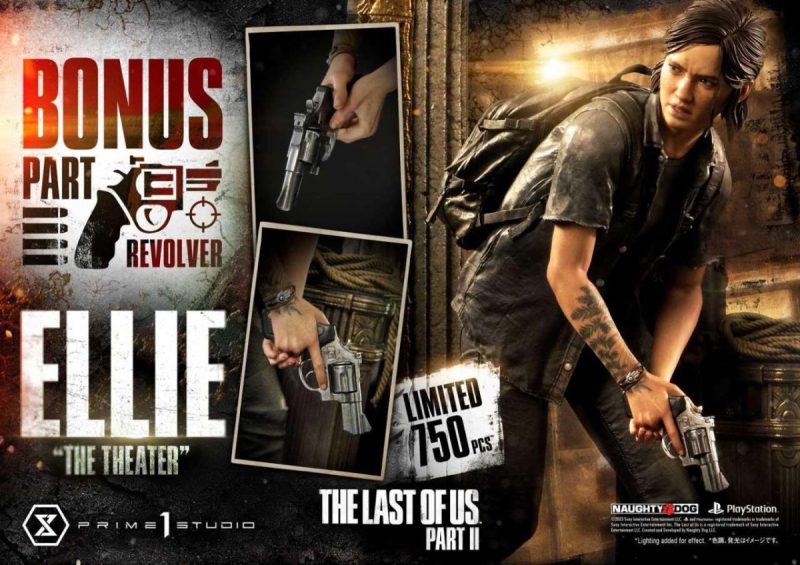 The Last of Us Part II Ultimate Premium Masterline Series Statue 1/4 Ellie "The Theater" Bonus Version 58 cm - immagine 2