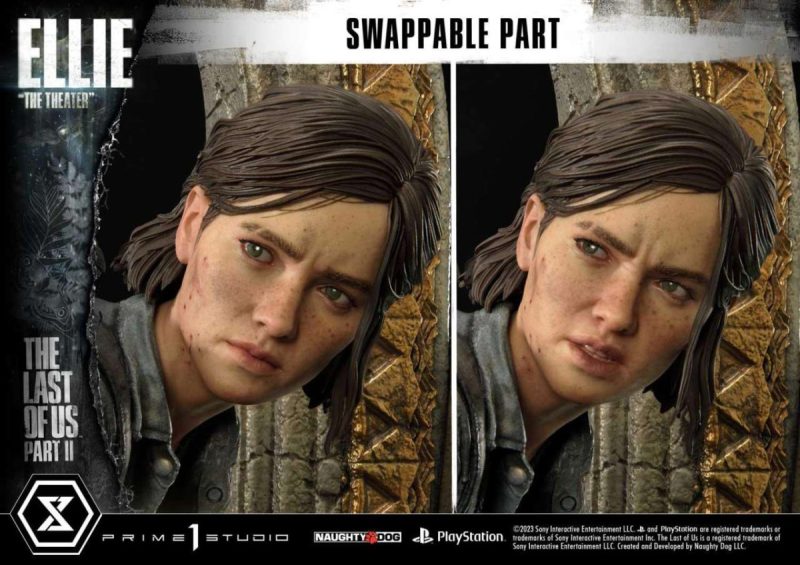 The Last of Us Part II Ultimate Premium Masterline Series Statue 1/4 Ellie "The Theater" Bonus Version 58 cm - immagine 5