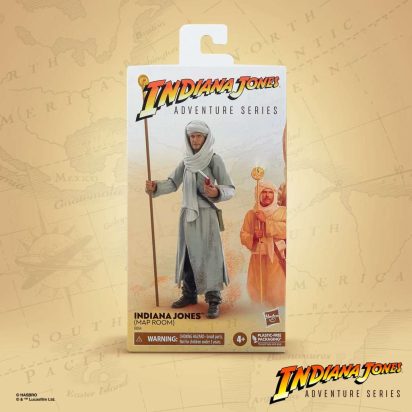Indiana Jones Adventure Series Actionfigur Ij As Rotla Indiana Jones Map Room (The Raiders of The Last Ark) 15 cm