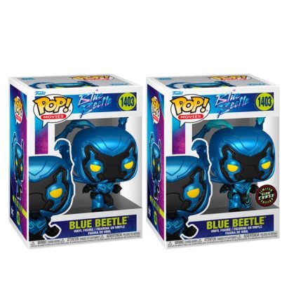 Blue Beetle POP! Movies Vinyl Figures Blue Beetle w/CH 9 cm Assortment (2)