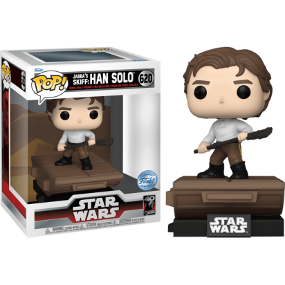 Star Wars Episode VI: Return of The Jedi POP! Star Wars 40th Anniversary Deluxe Vinyl Figure Han Solo on Jabba's Skiff Limited 9 cm