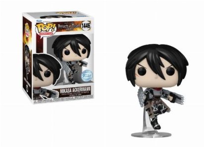 Attack on Titan POP! Animation Vinyl Figures Mikasa Ackerman Metallic Limited 9 cm