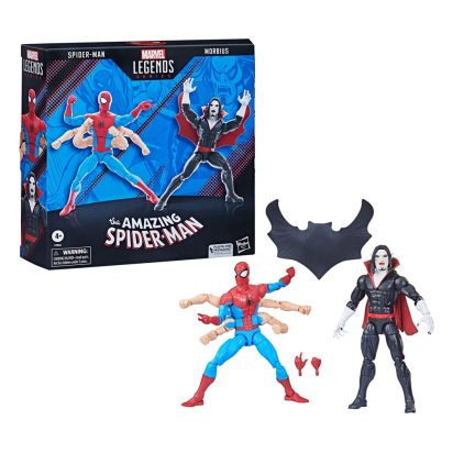 The Amazing Spider-Man Marvel Legends Action Figure 2-Pack Spider-Man & Morbius 15 cm