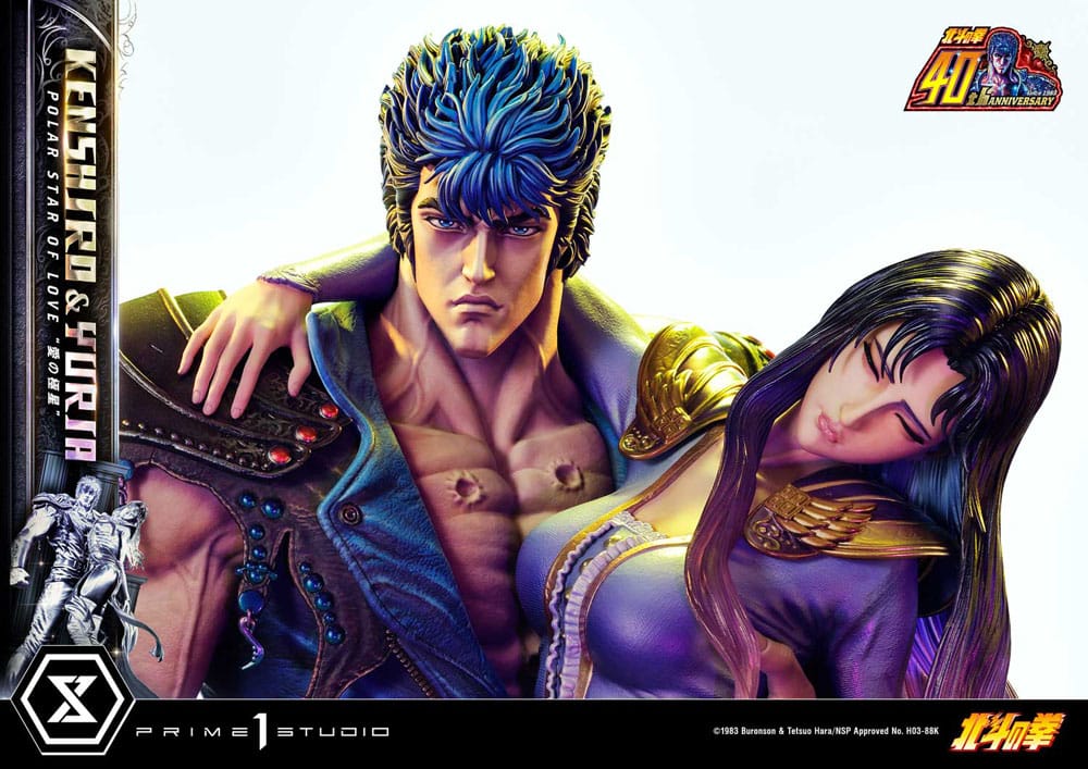 Fist of the North Star Ultimate Premium Masterline Series Statue Polar Star of Love Kenshiro & Yuria Bonus Version 71 cm - immagine 3