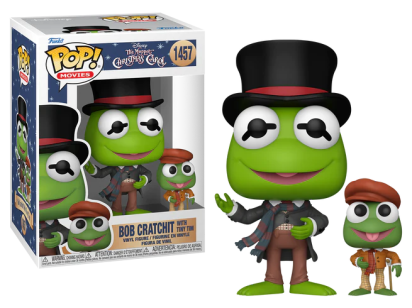 The Muppet Christmas Carol POP! Disney Vinyl Figure Bob Cratchit (Kermit) w/TT 9 cm