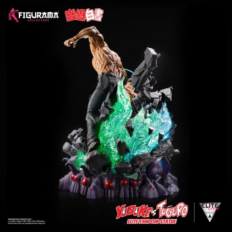 Yu Yu Hakusho Elite Exclusive Statue 1/6 Yusuke vs Toguro 59 cm - immagine 2