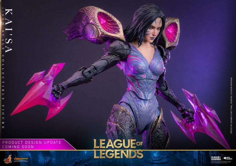 League of Legends Video Game Masterpiece Action Figure 1/6 Kai'Sa 29 cm - immagine 4
