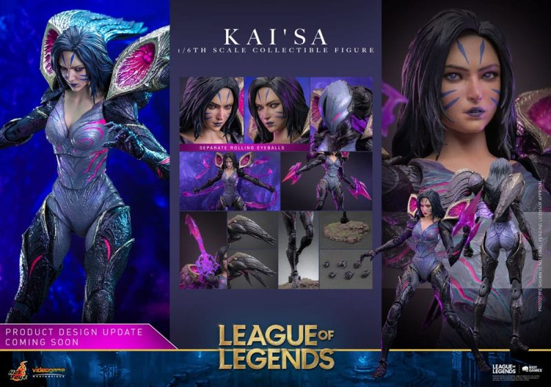 League of Legends Video Game Masterpiece Action Figure 1/6 Kai'Sa 29 cm - immagine 7
