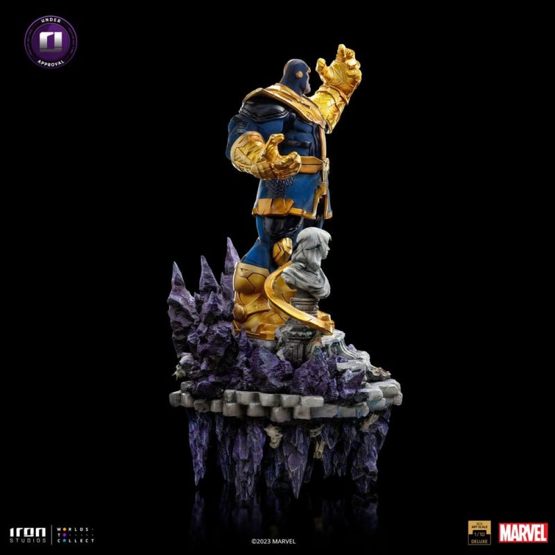 Marvel Deluxe BDS Art Scale Statue 1/10 Thanos Infinity Gaunlet Diorama 42 cm - immagine 3