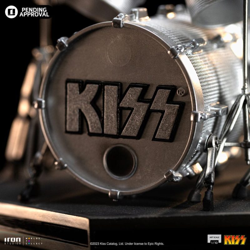 Kiss Art Scale Statue 1/10 Peter Criss Limited Edtition 22 cm - immagine 5