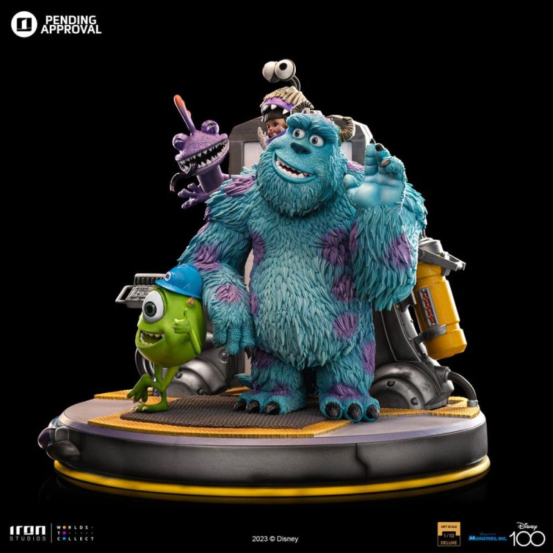 Monsters, Inc. Deluxe Art Scale Statue 1/10 James P. Sullivan, Mike Wazowski 30 cm - immagine 3