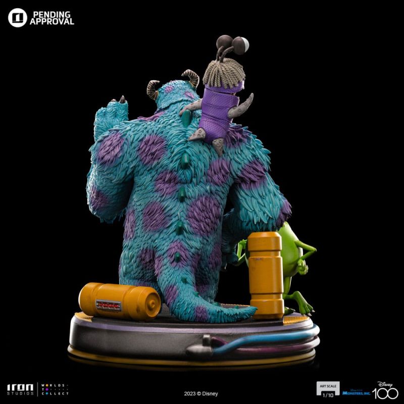 Monsters, Inc. Scale Statue 1/10 James P. Sullivan, Mike Wazowski 29 cm - immagine 3
