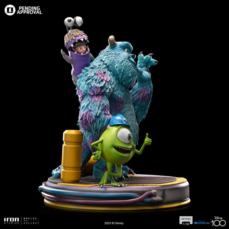 Monsters, Inc. Scale Statue 1/10 James P. Sullivan, Mike Wazowski 29 cm - immagine 4