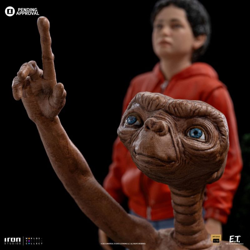 E.T. The Extra-Terrestrial Deluxe Art Scale Statue 1/10 E.T., Elliot and Gertie 19 cm - immagine 5