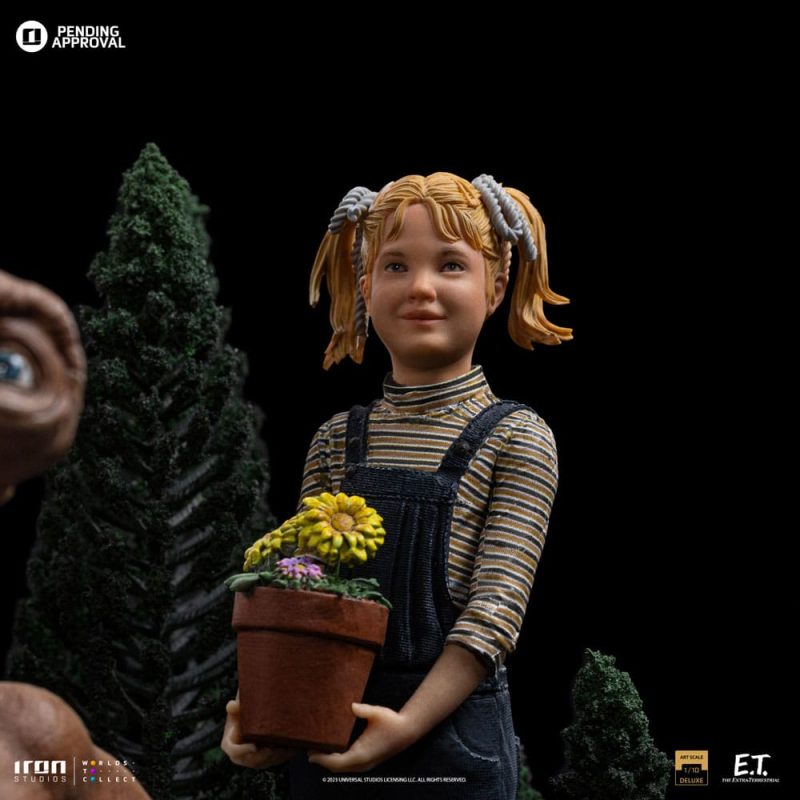 E.T. The Extra-Terrestrial Deluxe Art Scale Statue 1/10 E.T., Elliot and Gertie 19 cm - immagine 6
