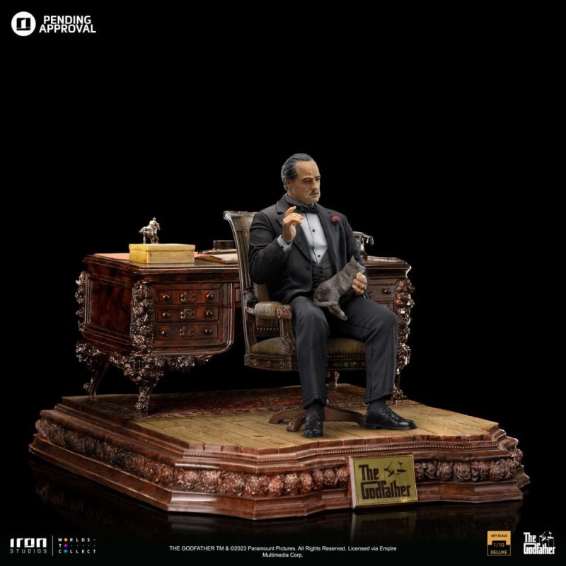 The Godfather Deluxe Art Scale Statue 1/10 Don Vito Corleone 19 cm - immagine 2