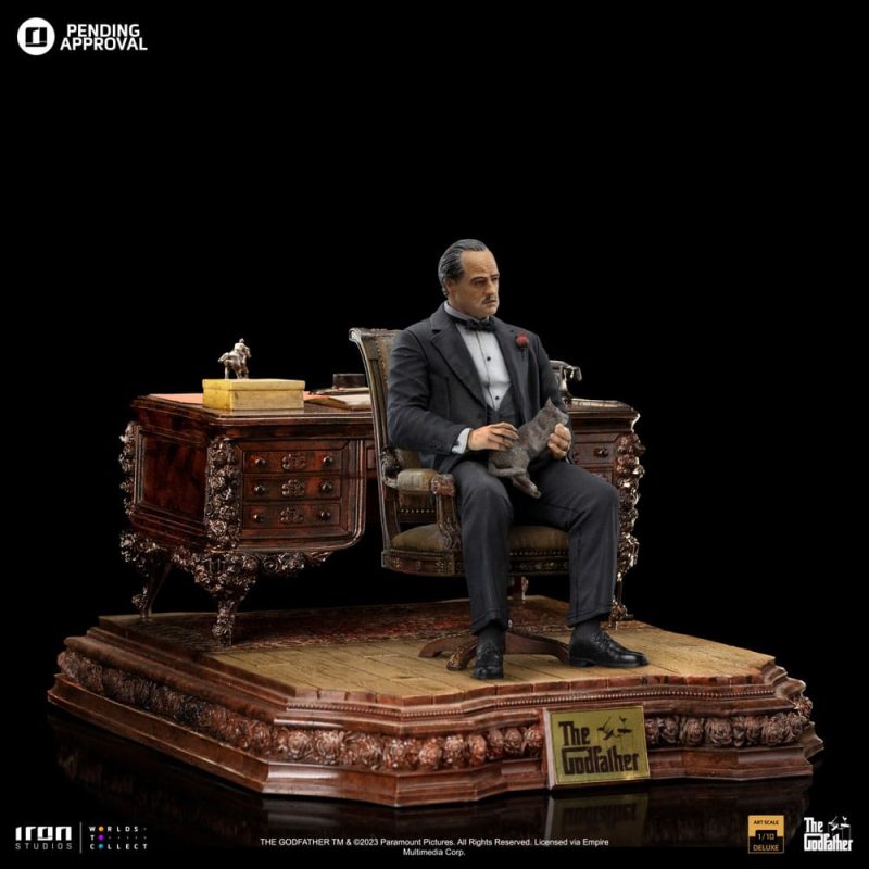The Godfather Deluxe Art Scale Statue 1/10 Don Vito Corleone 19 cm - immagine 3