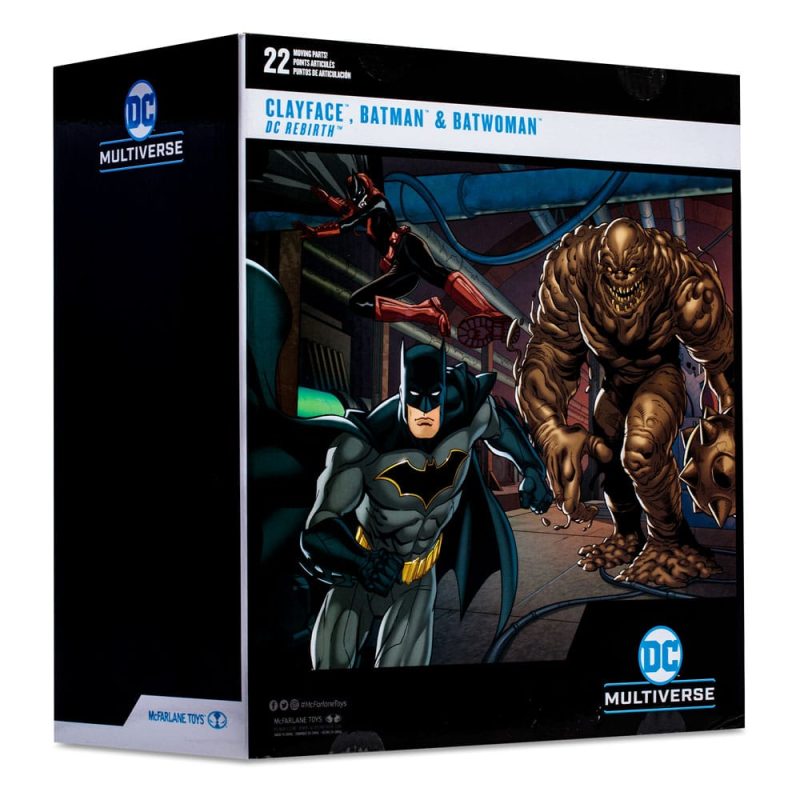 DC Multiverse Action Figures Multipack Clayface, Batman & Batwoman (DC Rebirth) (Gold Label) 18 cm - immagine 2