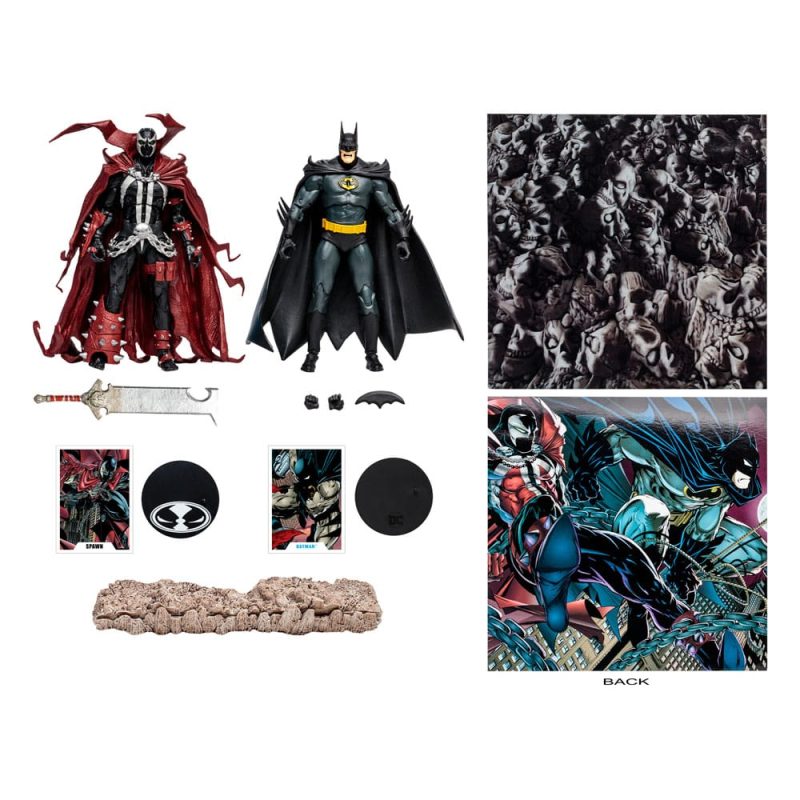 DC Collector Action Figure Pack of 2 Batman & Spawn 18 cm - immagine 2