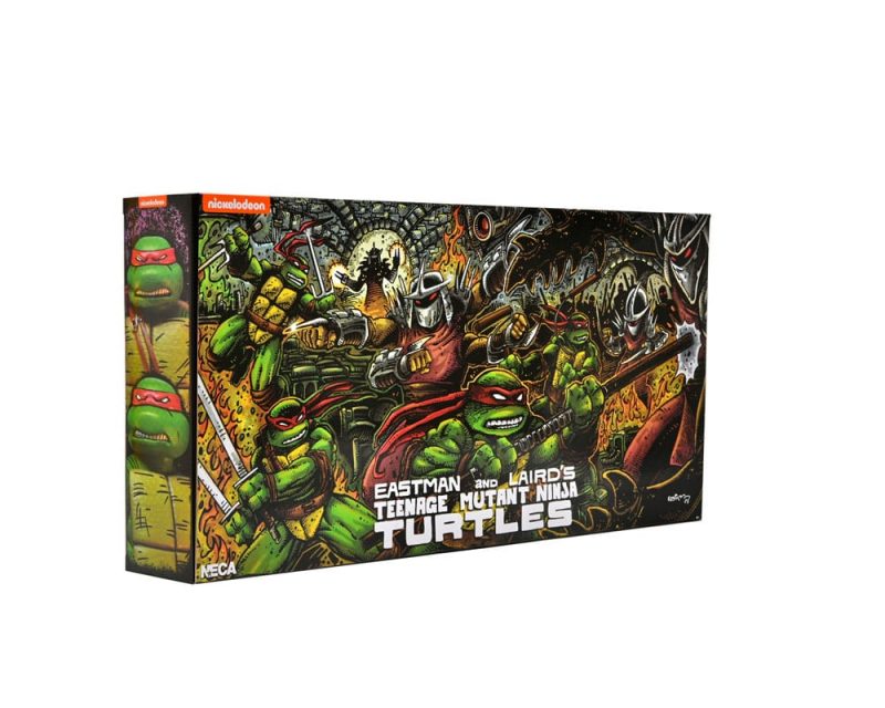 Teenage Mutant Ninja Turtles (Mirage Comics) Action Figures 4-Pack Leonardo, Raphael, Michelangelo, & Donatello 18 cm - immagine 4