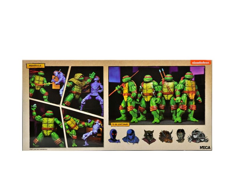 Teenage Mutant Ninja Turtles (Mirage Comics) Action Figures 4-Pack Leonardo, Raphael, Michelangelo, & Donatello 18 cm - immagine 3