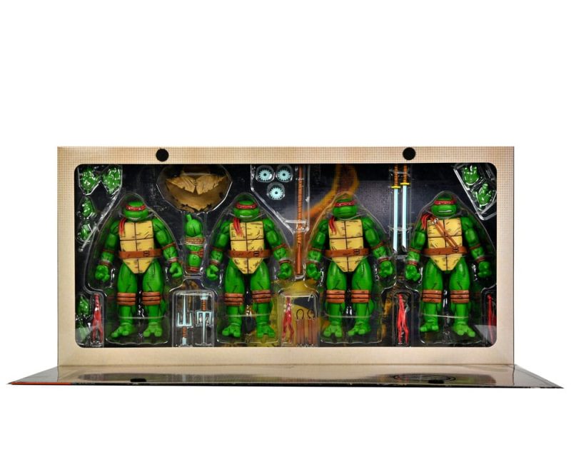 Teenage Mutant Ninja Turtles (Mirage Comics) Action Figures 4-Pack Leonardo, Raphael, Michelangelo, & Donatello 18 cm - immagine 2