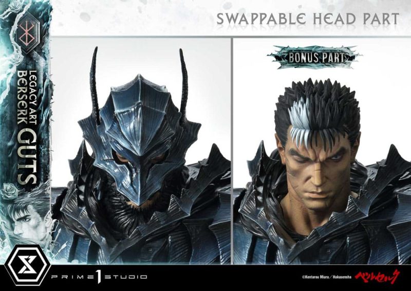 Berserk Legacy Art Kentaro Miura Statue Statue 1/6 Guts Bonus Version 45 cm - immagine 6