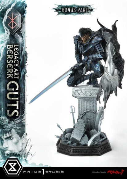 Berserk Legacy Art Kentaro Miura Statue Statue 1/6 Guts Bonus Version 45 cm