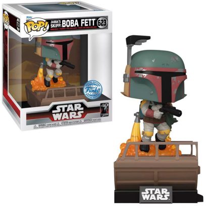 Star Wars Episode VI: Return of The Jedi POP! Star Wars 40th Anniversary Deluxe Vinyl Figure Boba Fett Jabba's Skiff Limited