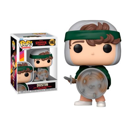 Stranger Things POP! TV Vinyl Figure Hunter Dustin with Shield 9 cm