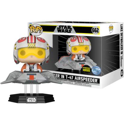 Star Wars Episode V: The Empire Strikes Back POP! Ride Deluxe Vinyl Figure Luke Skywalker in T-47 Airspeeder Limited