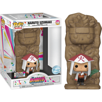 Boruto: Naruto Next Generations POP! Animation Vinyl Figure Naruto Uzumaki Hokage Rock Diorama Deluxe Limited
