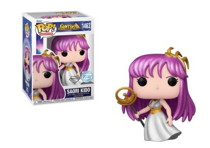 Saint Seiya: Knights of the Zodiac POP! Animation Vinyl Figure Saori Kido (Athena) Diamond Glitter Limited 9 cm (con bollino Anime Exclusive)