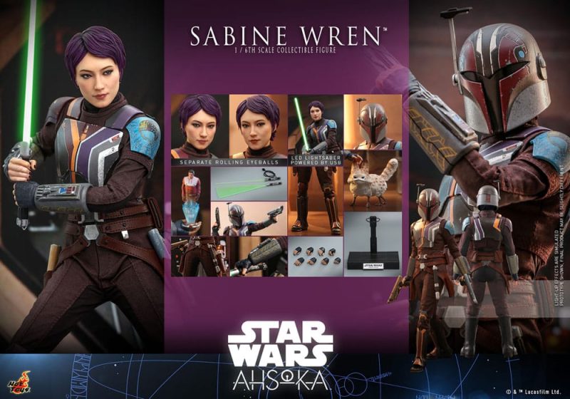 Star Wars: Ahsoka Action Figure 1/6 Sabine Wren 28 cm - immagine 6