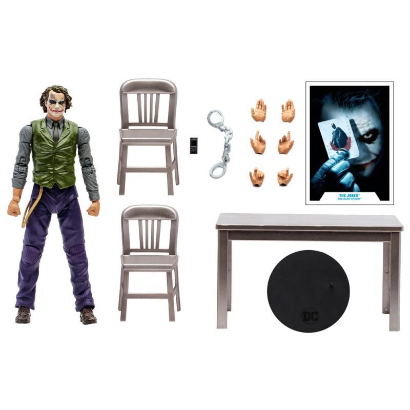 DC Multiverse Action Figure The Joker (Jail Cell Variant) (The Dark Knight) (Gold Label) 18 cm - immagine 2
